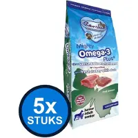 Renske 5x - Mighty Omega-3 Plus kalkoen&eend koud geperst 600gr - Hondenvoer - 600 g