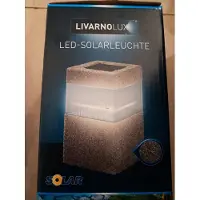 Livarno Lux Solar LED Buitenlamp - Duurzame LED met wit licht - 10 x 10 x 23.5 cm - Donkergrijs - Vierkant