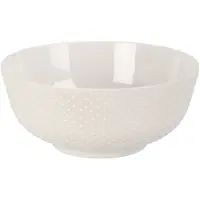 Cookinglife Soepkommen / Kommen - CampVibe - Outdoor - Kunststof - Onbreekbaar - Wit ø 16.8 cm - 4 Stuks