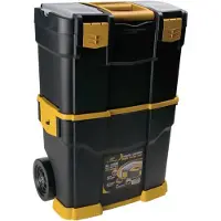 vidaXL Gereedschapskoffer op wielen, 460x280x677 mm, PP