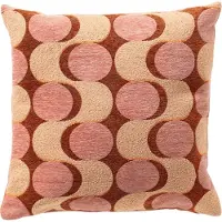 Dutch decor Sierkussen Marlijn Roze / Oranje 45 X 45 Cm