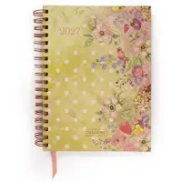 Paperclip Bureau Agenda White Dots Pattern 2027 –
