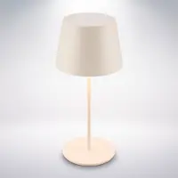 Briloner Nivo - Tafellamp oplaadbaar - dimbaar - warm wit licht 2.700K - voor binnen en buiten - 20,5 cm