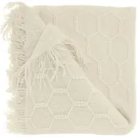 Pronto Wonen Plaid Collina 127x152cm wit