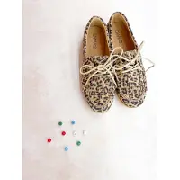 DWRS Latty Fringes Leopard damesmocassin