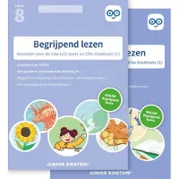 Junior Einstein BV Begrijpend lezen Oefenboeken Set groep 8 M8/E8 Delen 1 en 2 (Paperback)