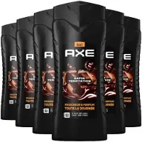 Axe 6x 5-in-1 Shampoo & Shower Gel Dark Temptation 400 ml