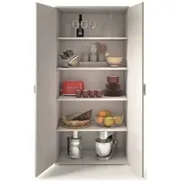 Dmora Aliosha - Multifunctionele Kast 2 Deuren, 90x195h cm Wit, 4 Planken