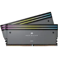 Corsair DIMM 64 GB DDR5-6000 (2x 32 GB) Dual-kit (grijs, modelnummer CMP64GX5M2B6000Z30, Dominator Titanium, compatibel met INTEL XMP en AMD EXPO)