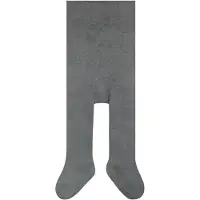Falke Family dun eenkleurig katoen panty baby grijs - maat 62-68