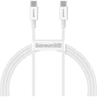 Baseus Superior Series Cable USB-C to USB-C, 100W, 1m (white)