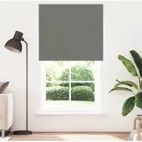 vidaXL Rolgordijn verduisterend 135x230 cm stofbreedte 131,6 cm grijs