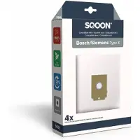 SQOON Stofzuigerzak Bosch/Siemens Type K doos a 4 stuks