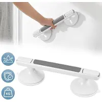 OEM Badkameraccessoire met draaiknop – Geschikt voor douche en toilet – Waterbestendig – Antislip – Veiligheidsgreep – Wandmontage – Handgreep voor senioren en kinderen