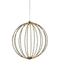 Lumineo Lichtbol LED Metaal 240 Lamps Zwart zwart Metaal Kerstverlichting Figuur