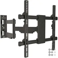 E+p Wandbeugel, kantelbaar/zwenkbaar, 400x400 mm, zwart, model WHS144 (0005625444)