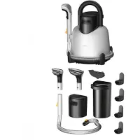 Muvano Tapijtreiniger 3-in-1 - 400W tapijt- en bekledingsreiniger - met 3 borstels, 1,7L schoonwatertank zelfreinigend - voor bank matras gordijn huisdier vlekken
