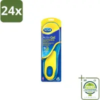 Scholl - Inlegzolen - ActivGel - Maat 35.5 - 40.5 - 1 Paar Inlegzolen - Voordeelverpakking - 24 stuks - Schoonheid - Voetcomfort
