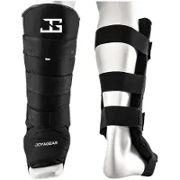 Joyagear Scheenbeschermer – Kickboksen/Muay Thai – Zwart – S – incl. Bandage
