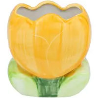 OEM Gele tulpen, kamerdecoratie, boho-stijl, pennenhouder, bureauorganizer