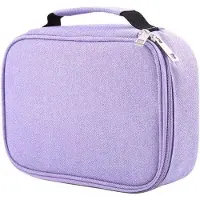 OEM Multifunctionele tas - Grote capaciteit - Kunstleren tas - Werkplek voor schilderen - Organizer - Binnenzak met rits - Blauw - Modern - Geschikt voor schrijfwaren - Reisformaat met 72 vakken.