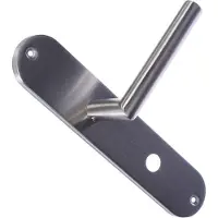Benza Ibenzoa Roestvrijstalen reparatieset voor badkameraccessoires – Complete set om deur- en toiletgrepen, profielen, bevestigingen te vervangen, inclusief montagehandleiding