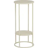 Mica Decorations Bijzettafel Eline Crème D 22 H 50 Cm