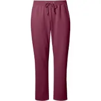 Ulla Popken - Dames - Sweatpants heerlijk zachte binnenzijde - Donker bes - Maat 66+