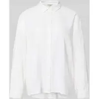 ONLY relaxed fit linnen blouse met overhemdkraag model 'GOA'