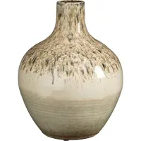 Mica Decorations Vaas Amalia Crème D 28 H 35 Cm