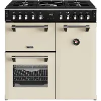 Stoves Richmond 90 DF fornuis 5-pits gas fornuizen - kleur dubbele oven zuinig energieklasse A - 90 cm breed gasfornuis
