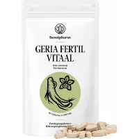 Sensipharm Geria Fertil Vitaal - Supplement voor Vitaal Ouder Worden - Mannen & Vrouwen - ook bij Overgang & Menopauze - 90 Tabletten