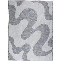 De Onlinewinkelier b.v. Buitenkleed - Summer Swirl Grijs - 80x150cm