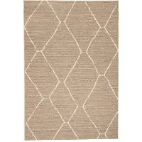 FRAAI Jute buitenkleed - Fora Lines Naturel - 120x170cm