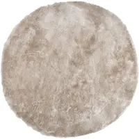 FRAAI Rond hoogpolig vloerkleed - Glorious Champagne/Creme - Ø 200cm