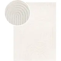 FRAAI Japandi vloerkleed - Yori Arches Crème - 80x150cm