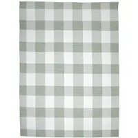 FRAAI In & Outdoorkleed - Ranch Checkerboard Groen - 160x230cm