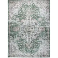 FRAAI Oosters vloerkleed - Leyla Medaillon Groen - 120x170cm
