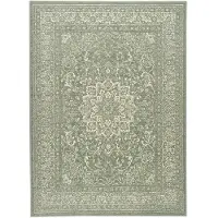 FRAAI Vintage vloerkleed - Wonder Oriental groen 140x190cm