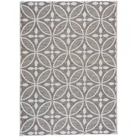 FRAAI Buitenkleed - Summer Pattern Grijs 120x170cm