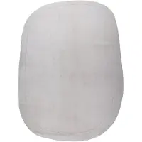 FRAAI Organisch vloerkleed - Halo Pebble Grijs - 80x150cm