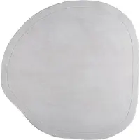 FRAAI Organisch vloerkleed - Halo Stone Grijs - Ø 200cm