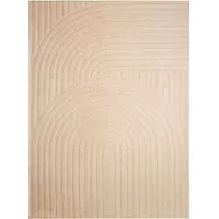 FRAAI Scandinavisch vloerkleed - Charm Curves Beige - 200x290cm