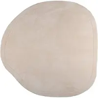 FRAAI Organisch vloerkleed - Halo Stone Beige - Ø 80cm