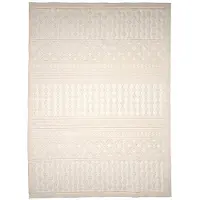 FRAAI Wasbaar vloerkleed - Dunya Geo Wit - 160x230cm