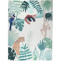 Little Olly Kindervloerkleed - Jungle Luipaard Multicolor - 80x150cm