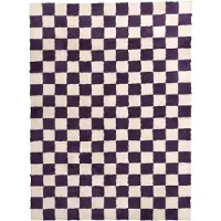FRAAI Retro vloerkleed - Gambit Paars/Wit - 200x290cm