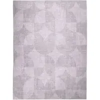 FRAAI Abstract buitenkleed - Groovy Tiles Grijs - 200x290cm