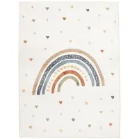 Little Olly Wasbaar kindervloerkleed - Ravi Rainbow Multicolor - 120x170cm