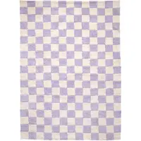 FRAAI Retro vloerkleed - Gambit Lila/Wit - 230x330cm